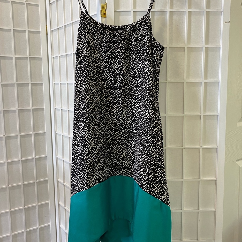 Aqua High Low Dress